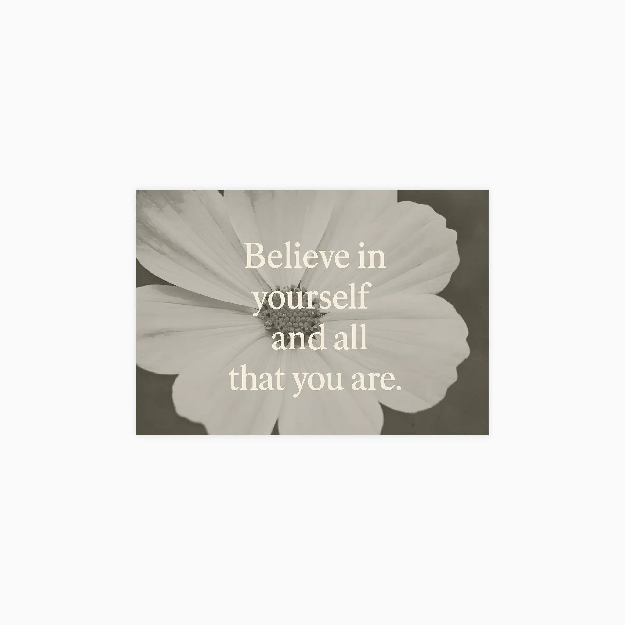 Believe In Yourself No 1 Plakat