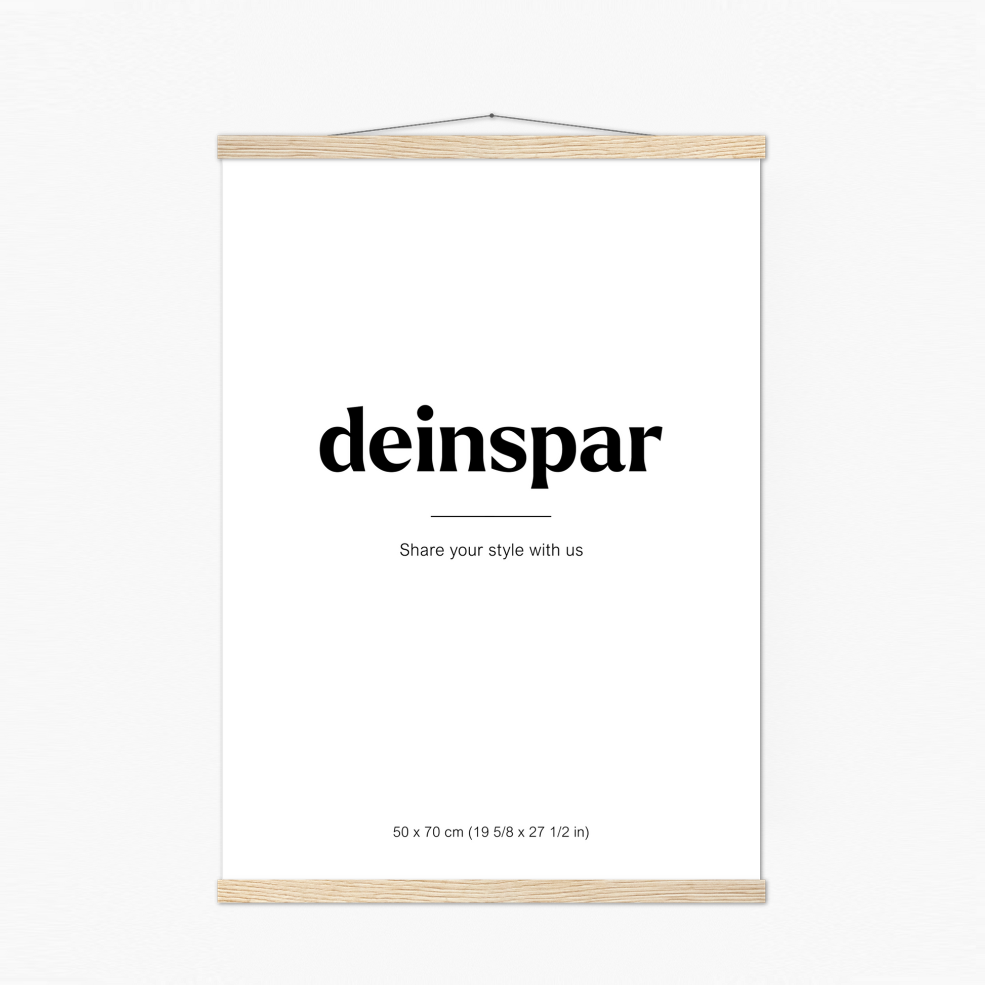 Poster Hanger Oak – Deinspar