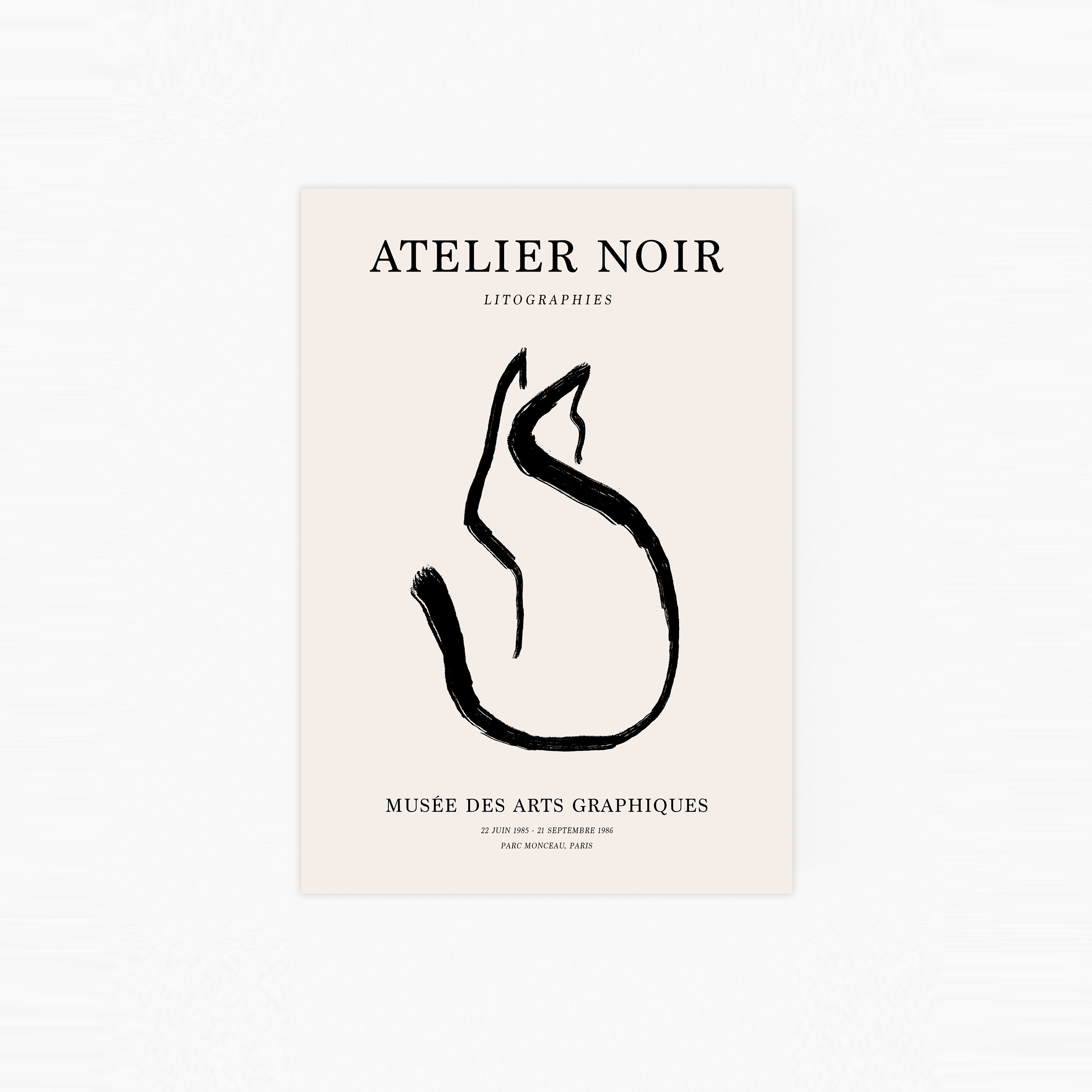 Atelier Noir No2 Plakat