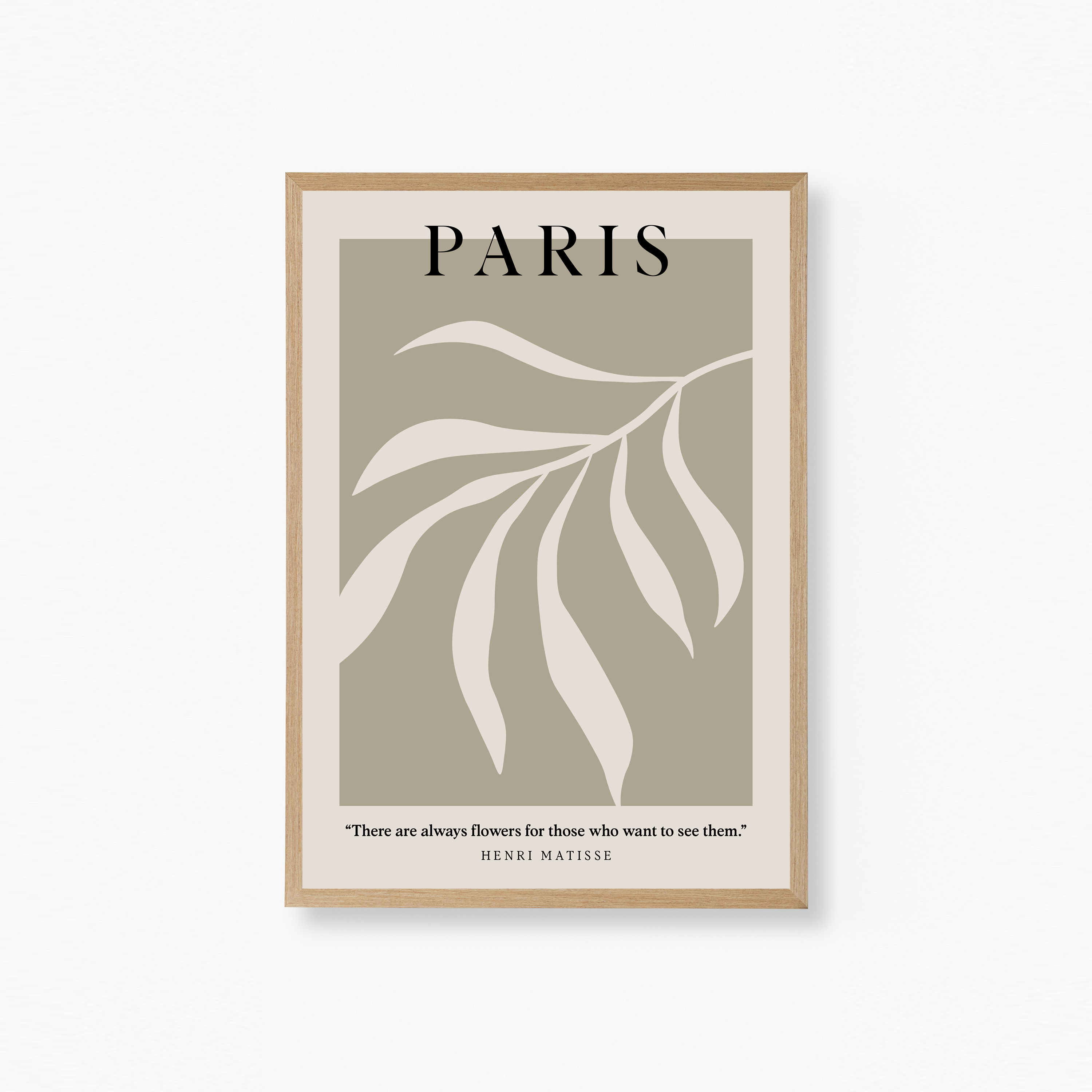 Paris Art Beige Plakat