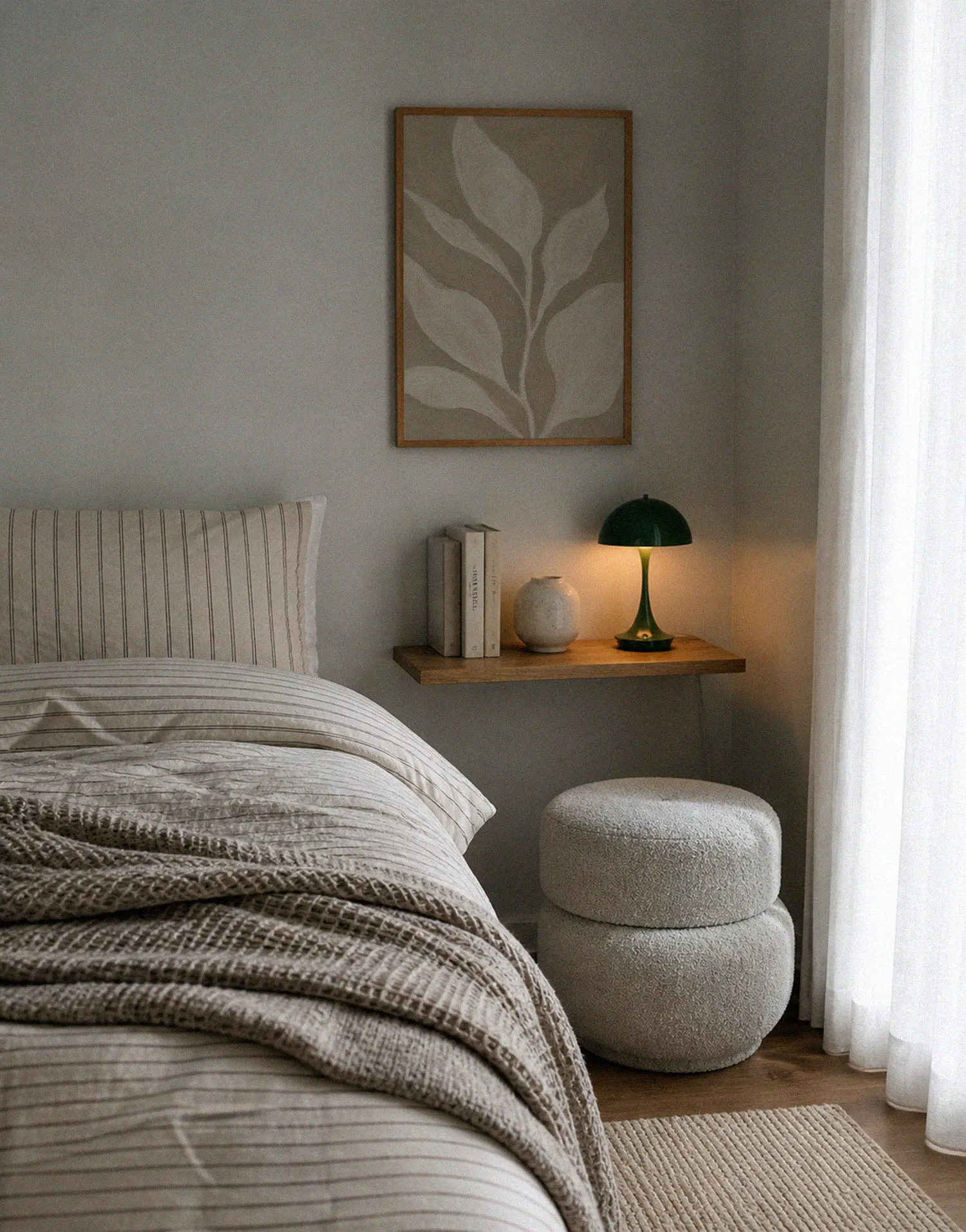 Soft Leaves Poster