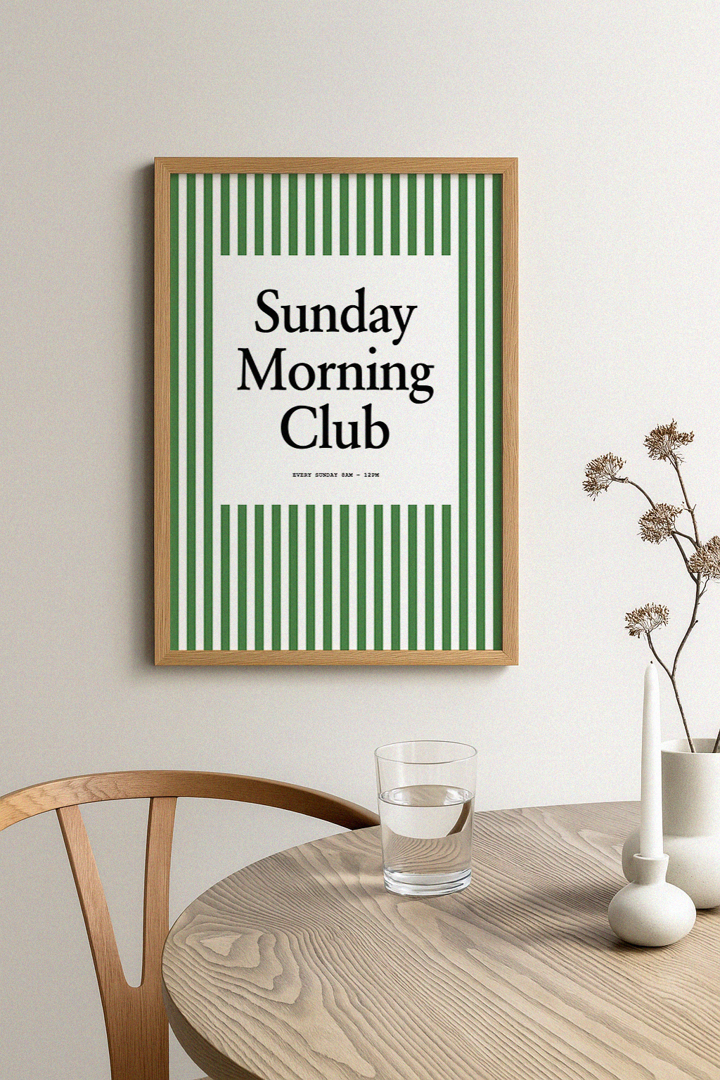 Sunday Morning Club Poster