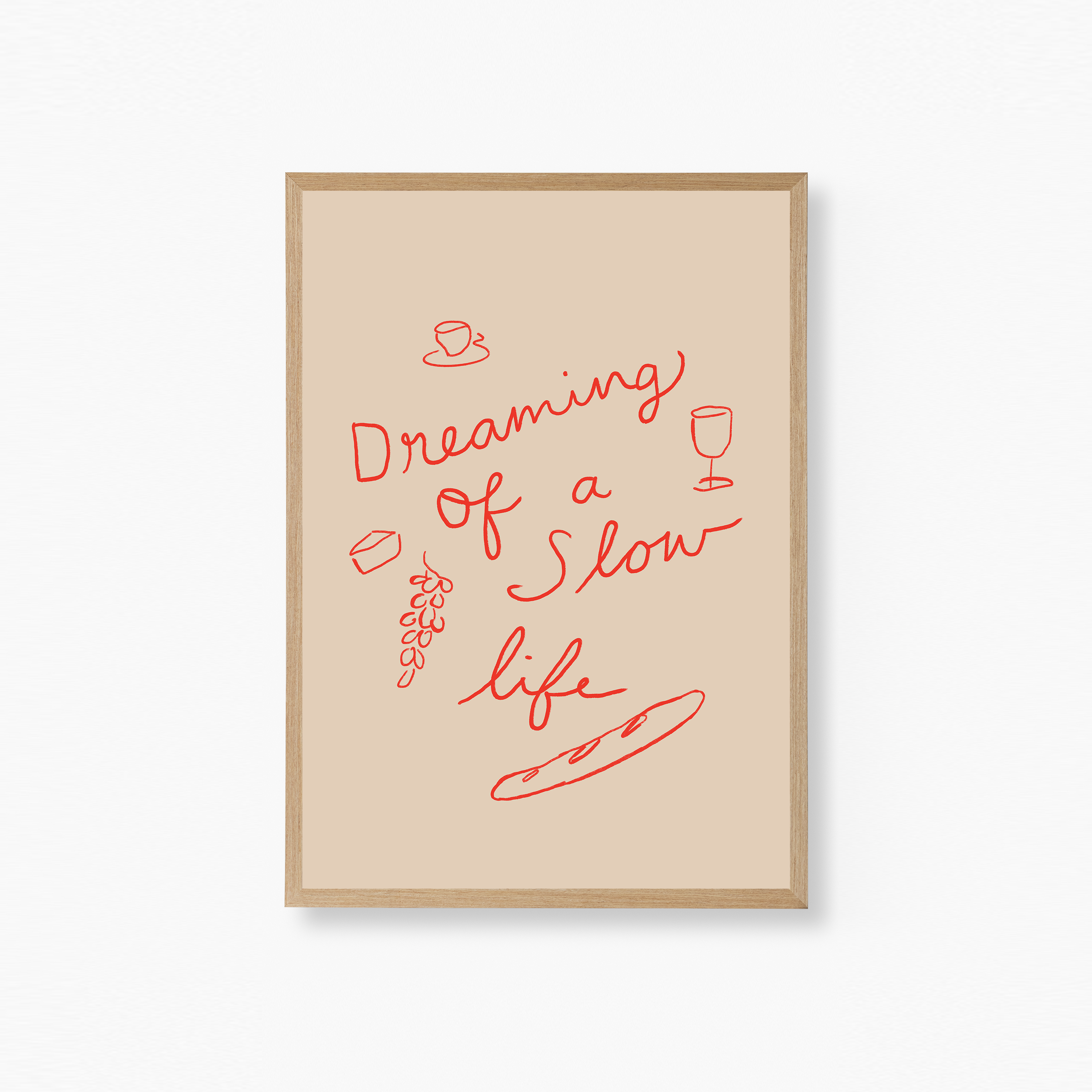 Dreaming Of A Slow Life Poster