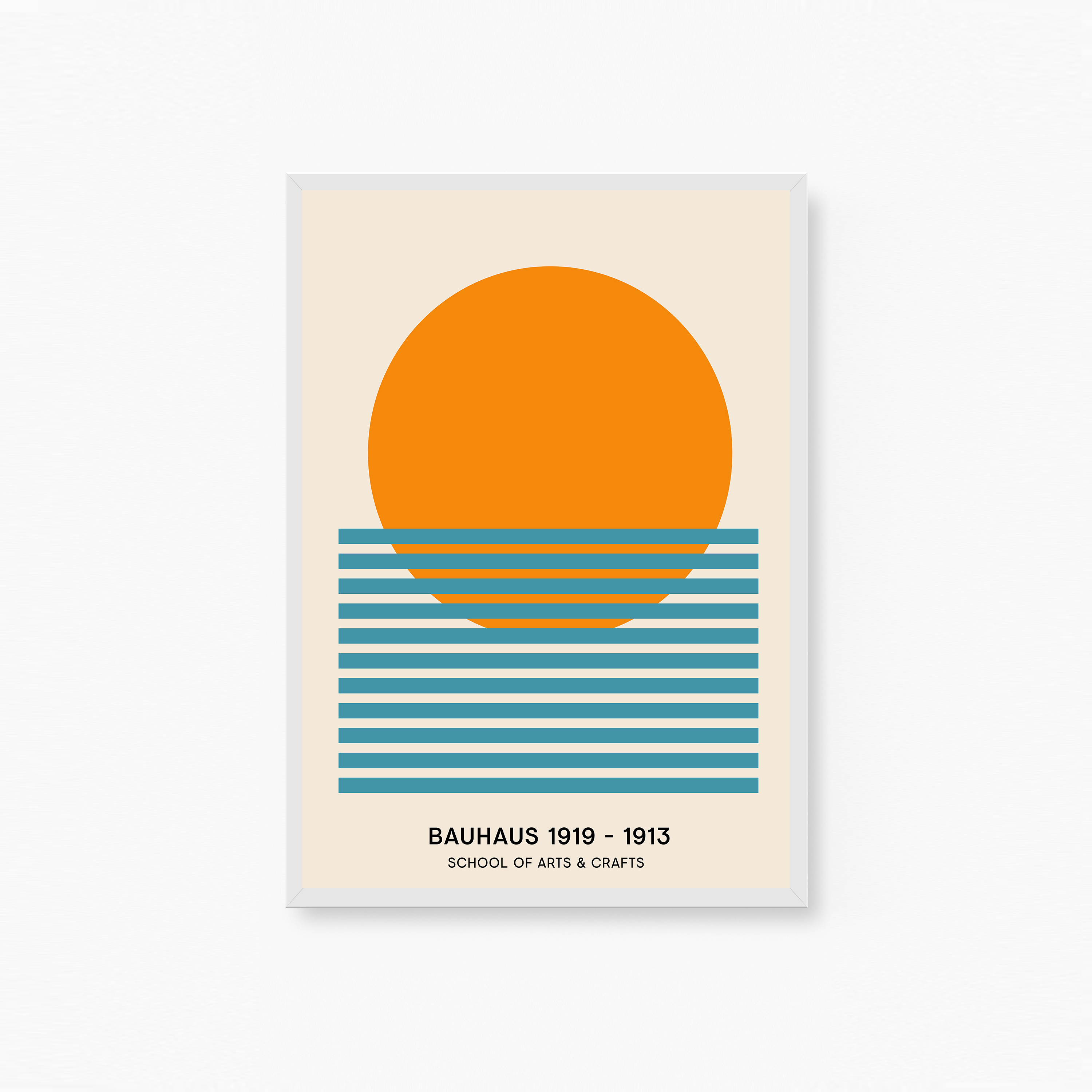 Bauhaus Sun Poster