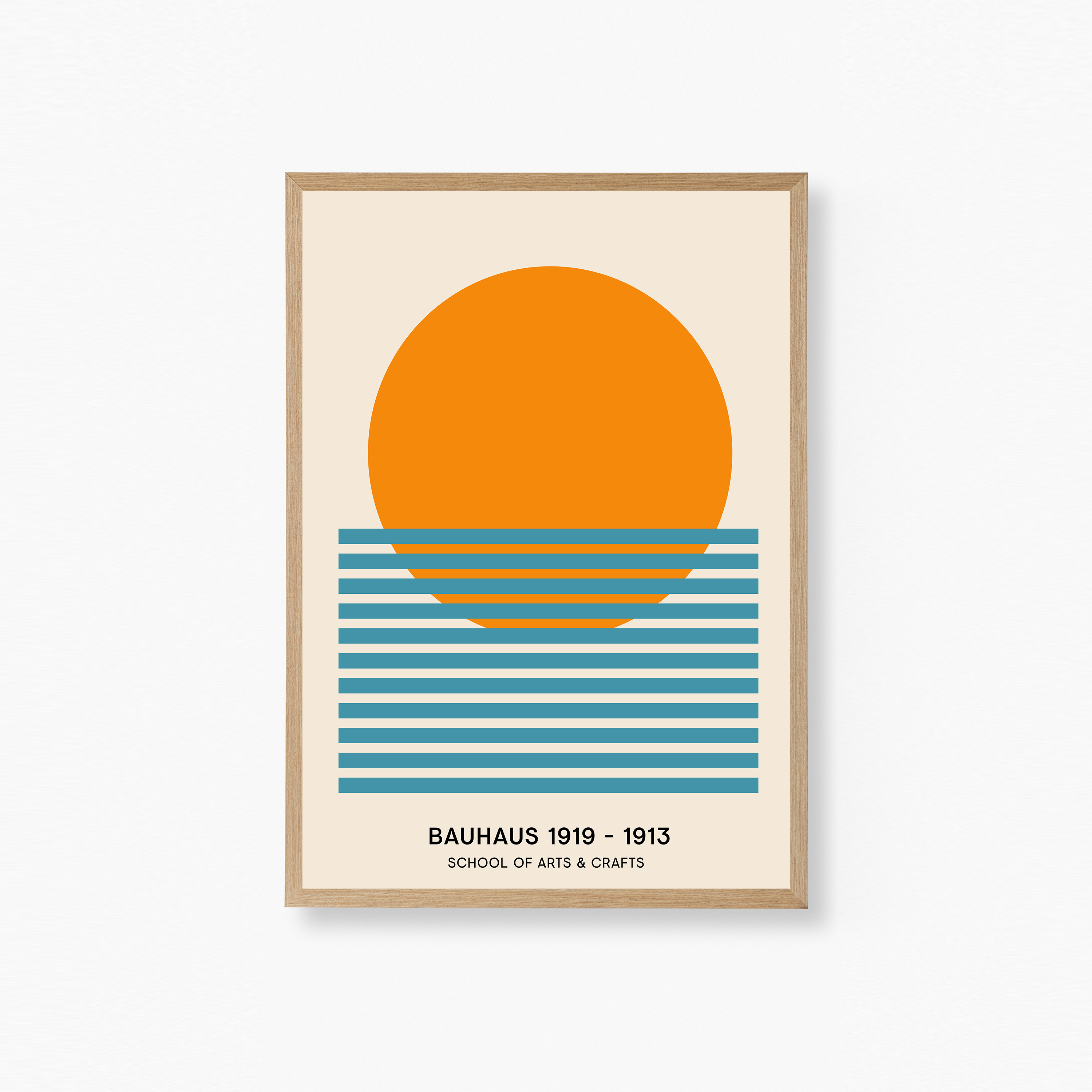 Bauhaus Sun Poster