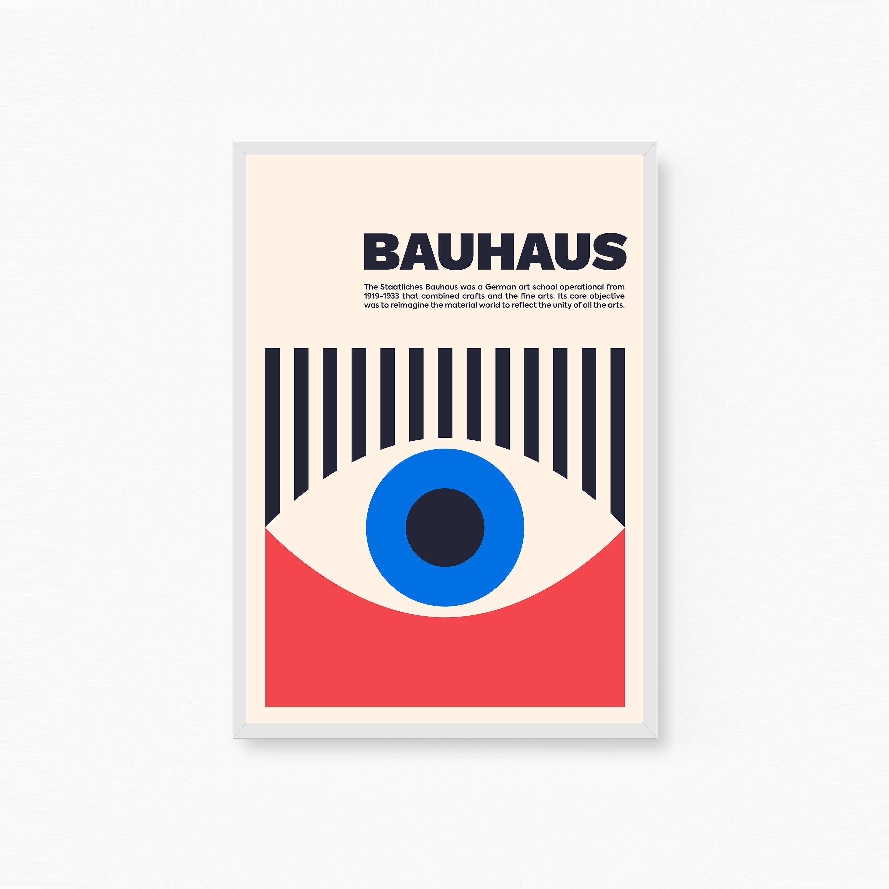 Bauhaus Eye Poster