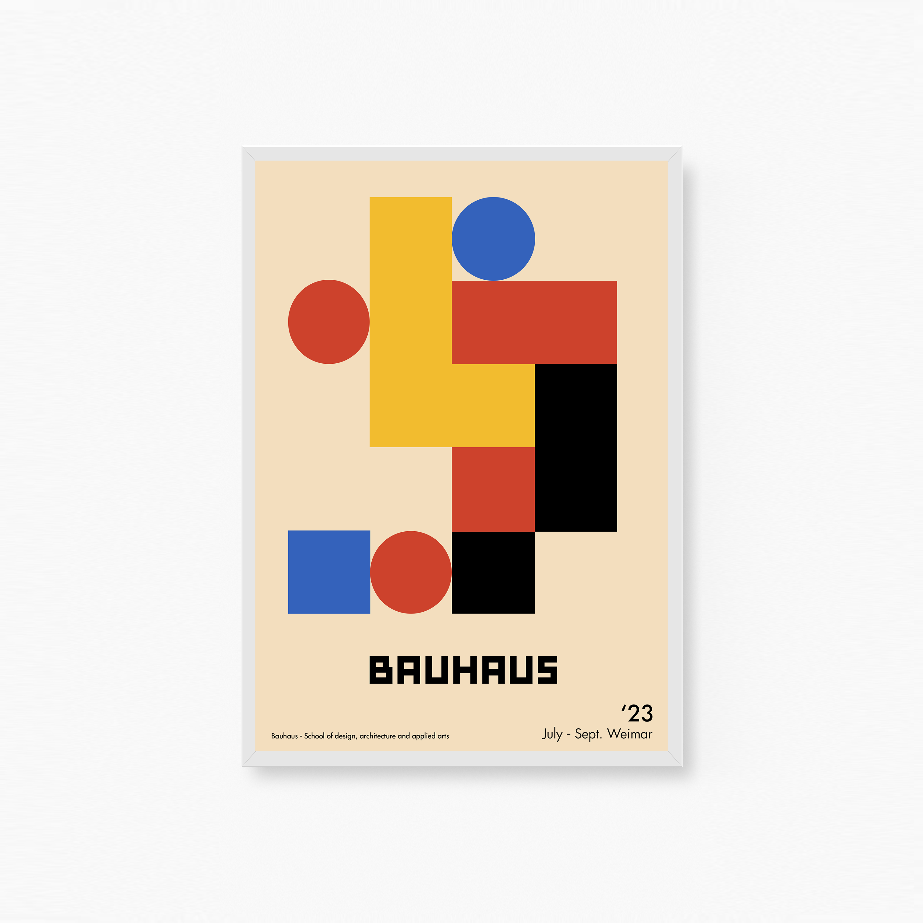 Bauhaus School No2 Poster