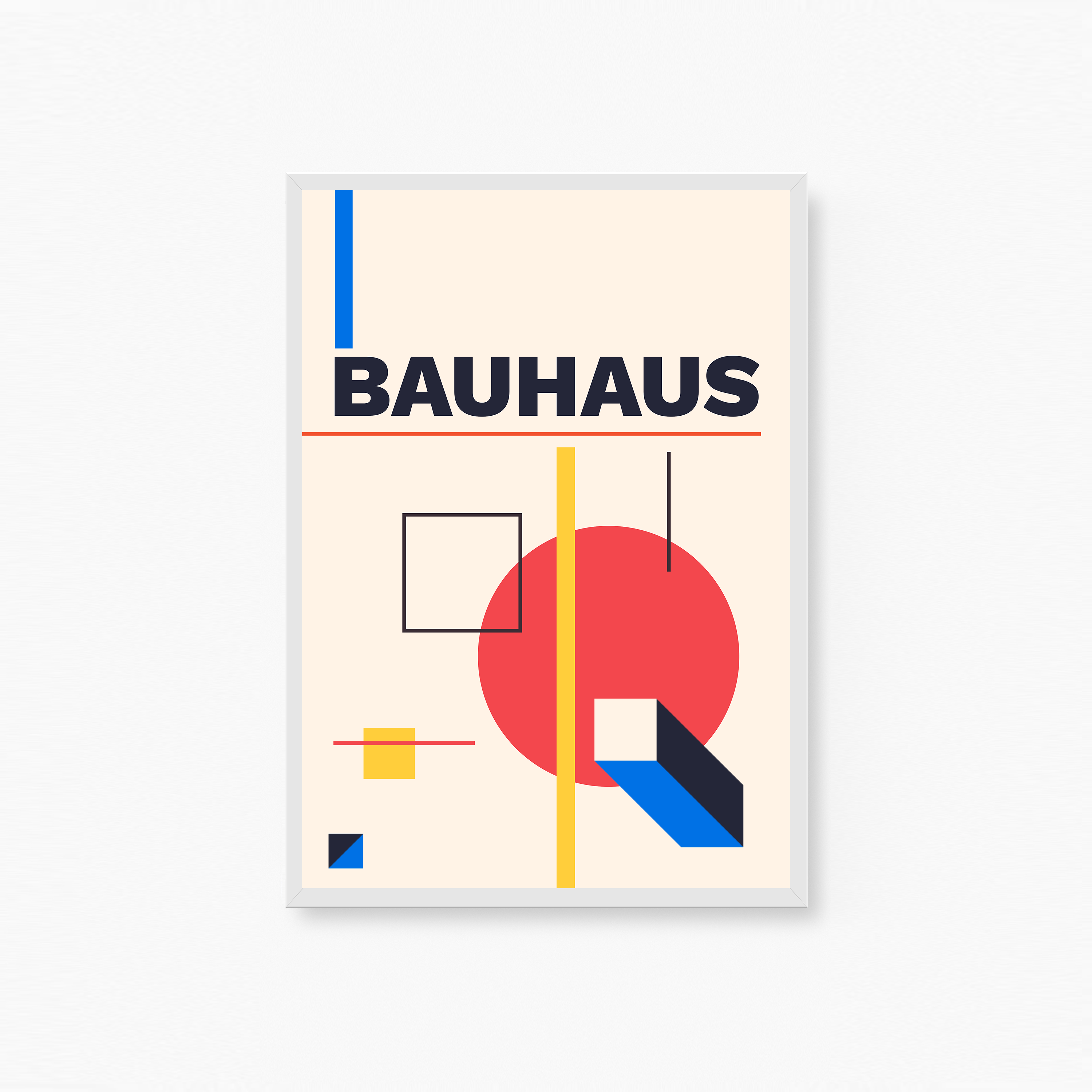 Bauhaus No1 Plakat