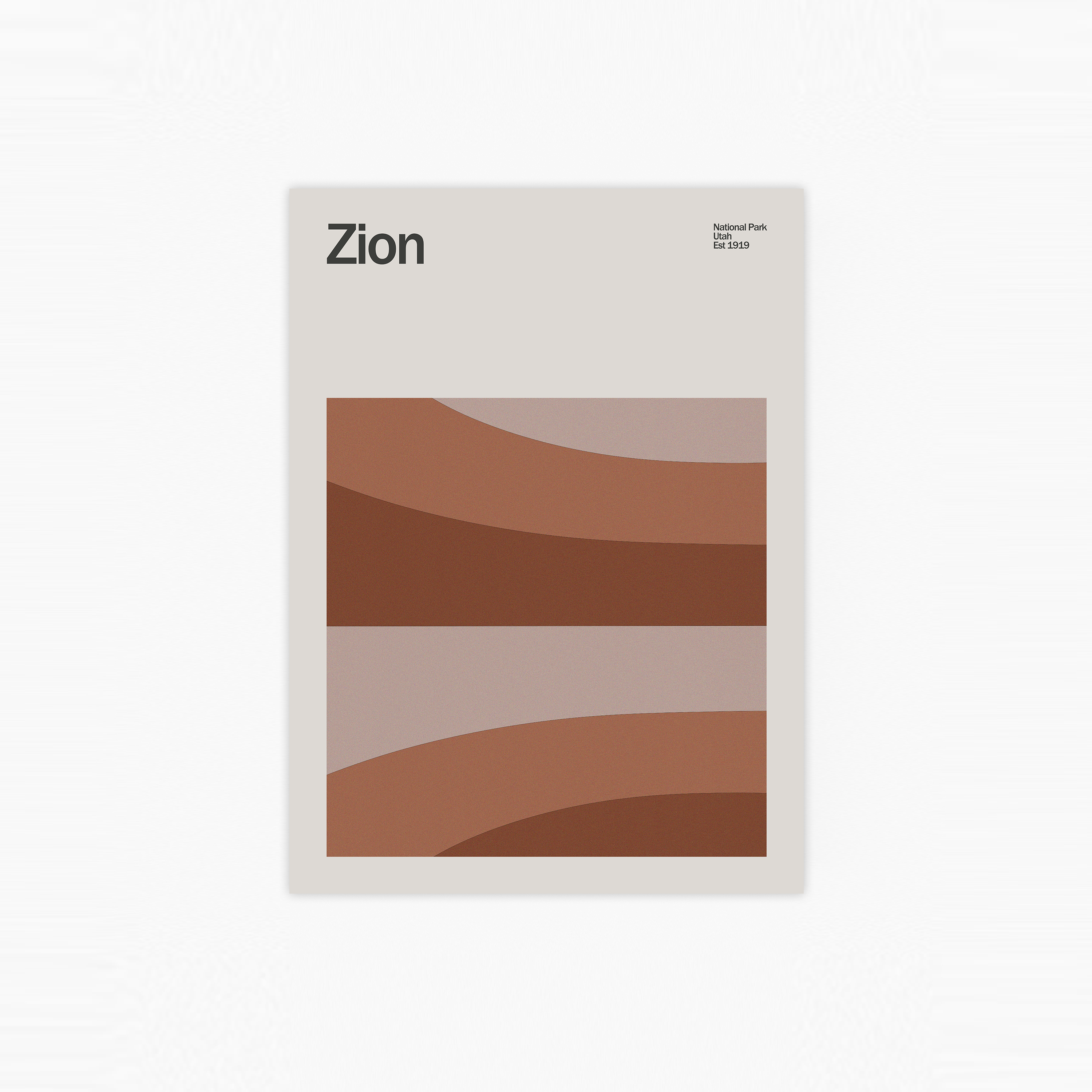 Zion National Park Poster